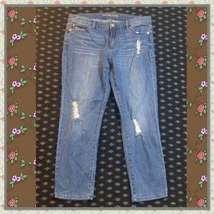 Michael Kors Cropped Skinny Jeans Sz 10